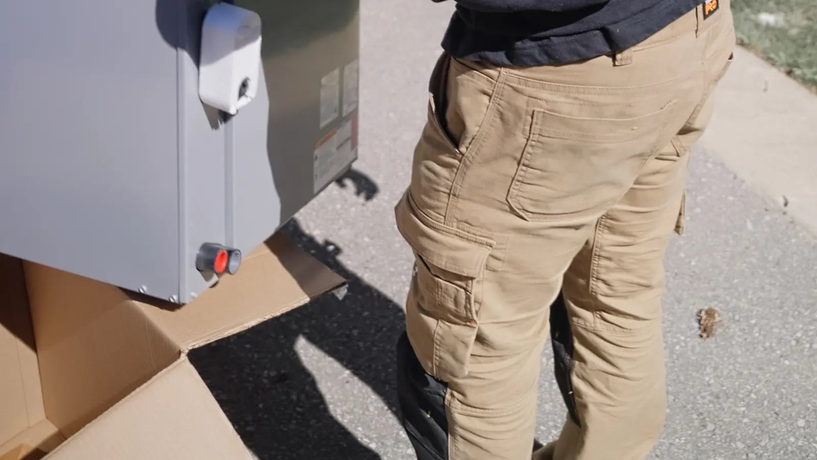 H&C installers working on a furnace