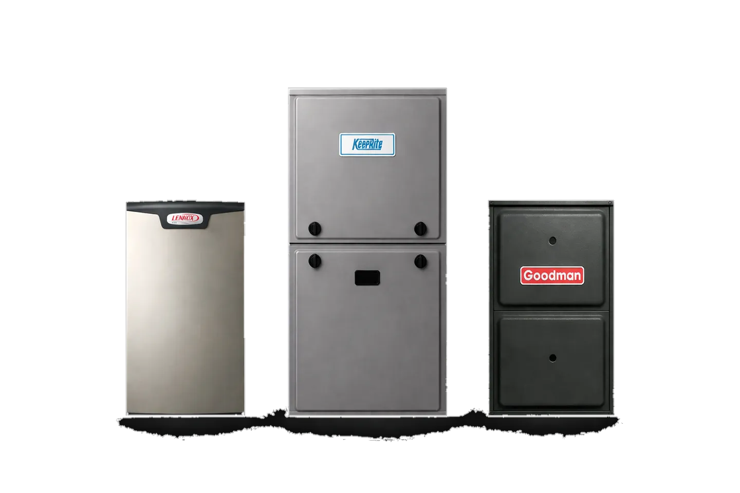 KeepRite, Lennox, and Goodman furnaces